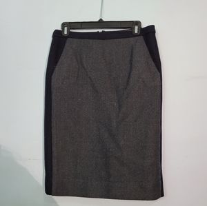 J crew no. 2 pencil skirt dark grey and navy blue